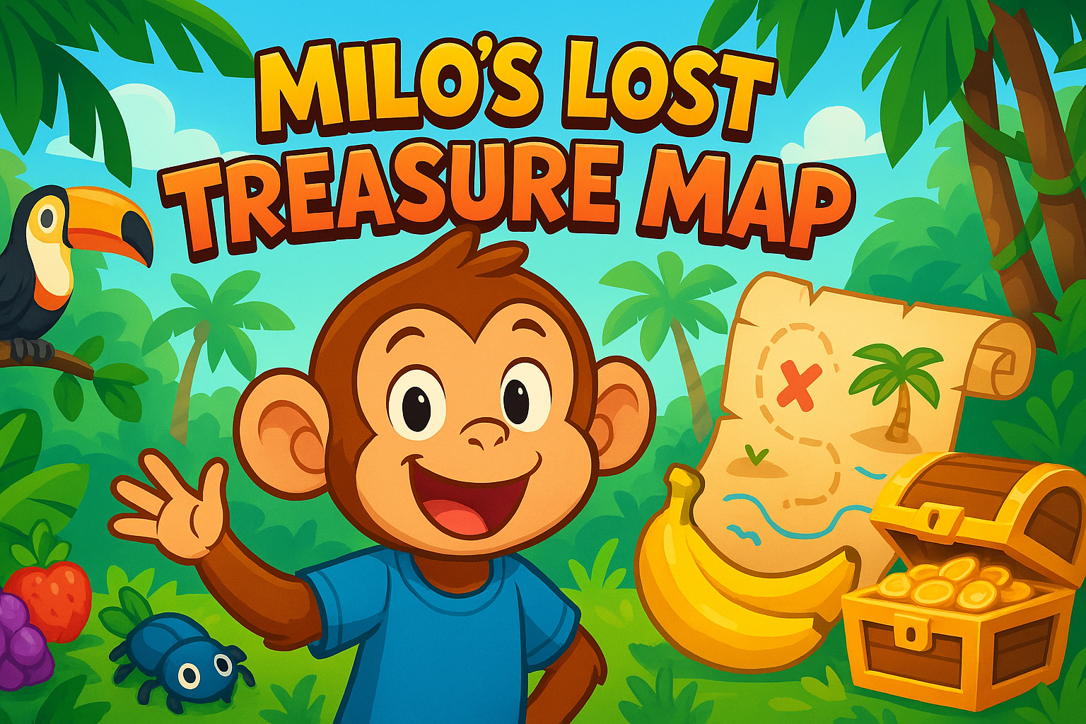 cover for Milo's lost treasure map